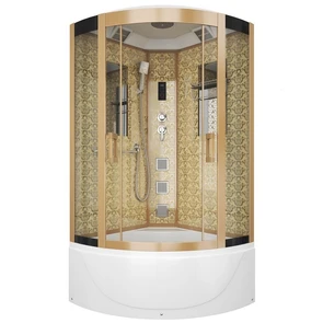 {{photo.Alt || photo.Description || 'Душевая кабина Niagara Luxe NG-7790G (90x90х215) высокий поддон(45см),дверь раздвижная,стенки золото,4 места'}}