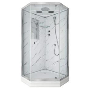 {{photo.Alt || photo.Description || 'Душевая кабина Niagara Luxe NG-7702DM (100x100х210) низкий поддон(15см),дверь распашная,стенки мрамор,3 места'}}