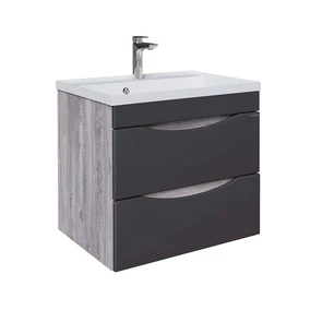 {{photo.Alt || photo.Description || 'Тумба подвесная "ТАЛИС-60 см" с 2-я ящ.(ум.Classika-60) бетон пайн/серая'}}