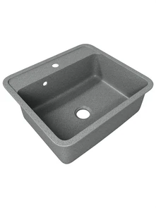 {{photo.Alt || photo.Description || 'Мойка для кухни 56х50 темно-серая матовая Watersense Alina W02369'}}