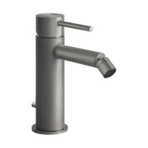 Gessi Flessa смеситель для биде однорычажный, донный клапан, соединительные шланги, цвет Steel Brushed 54007.239