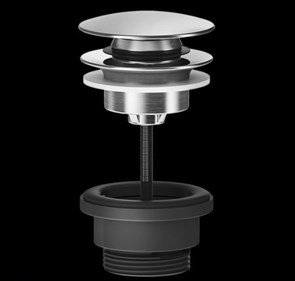 Gessi автоматический донный клапан “Stop&amp;Go”, цвет Steel Brushed 54599.239