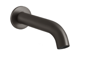 Gessi Bath-Shower 316 излив для ванны, заказывается отдельно смеситель удаленного управления, цвет Black Metal Brushed PVD 54008.707
