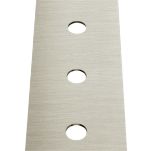 Gessi Technical пластина на 4 отверстия для монтажного бокса, внешняя часть, цвет Finox Brushed Nickel 01664.149