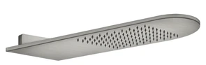 Gessi верхний душ 620хR100 мм, для настенного крепления, цвет Steel Brushed 45163.239
