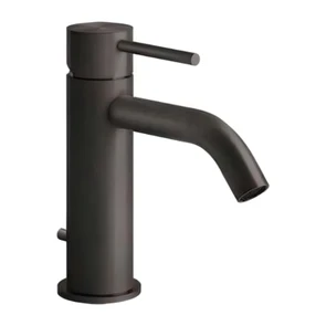 Gessi Flessa смеситель для раковины, донный клапан, соединительные шланги, цвет Black Metal Brushed PVD 54001.707