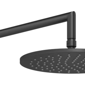 Gessi верхний душ ?250 мм, шарнирный с настенным держателем 358 мм, цвет Matte Black 63348.299