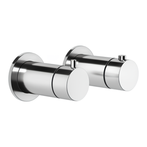 Gessi термостат встраиваемый с переключателем на 3 выхода, внешняя часть, цвет хром 63335.031