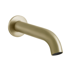 Gessi Bath-Shower 316 излив для ванны, заказывается отдельно смеситель удаленного управления, цвет Brushed Brass PVD 54008.727
