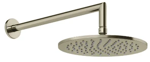 Gessi верхний душ ?250 мм, шарнирный с настенным держателем 358 мм, цвет Finox Brushed Nickel 63348.149