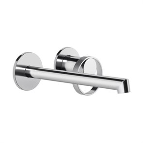 Gessi Anello смеситель настенный, длинный излив, без донного клапана, внешняя часть, цвет хром 63383.031