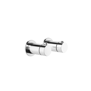 Gessi термостат встраиваемый с переключателем на 2 выхода, внешняя часть, цвет хром 63333.031