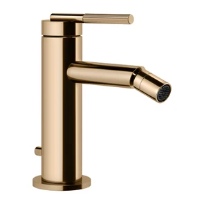 Gessi Ingranaggio смеситель для биде, донный клапан, соединительные шланги, цвет Warm Bronze PVD 63507.735