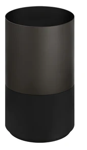 Gessi Total Look отдельностоящая база для артикула 54601 напольного монтажа, сифон и дренажная трубка, слив в пол, цвет Cristalplant Dark Metal 54603.850
