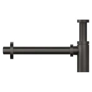 Gessi сифон округлый, цвет Black Metal Brushed PVD 01377.707