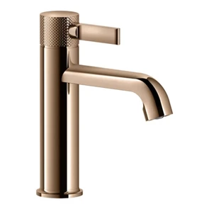 Gessi Inciso смеситель для раковины без донного клапана, соединительные шланги, цвет Copper PVD 58002.030