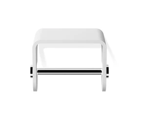 {{photo.Alt || photo.Description || 'Держатель туалетной бумаги DECOR WALTHER STONE 0974554 подвесной цвет белый хром'}}