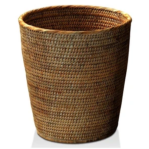 {{photo.Alt || photo.Description || 'Корзина для бумаги DECOR WALTHER BASKET 0922492 напольная цвет ротанг темный'}}