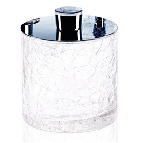 {{photo.Alt || photo.Description || 'Баночка универсальная DECOR WALTHER CRACK 0933200 настольная цвет хром'}}