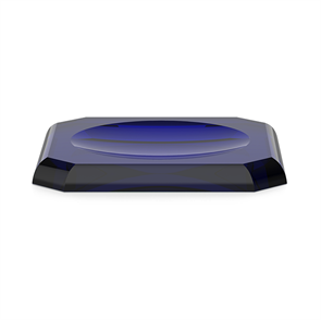 {{photo.Alt || photo.Description || 'Лоток для расчесок DECOR WALTHER KRISTALL 0924095 настольный цвет капри синий'}}