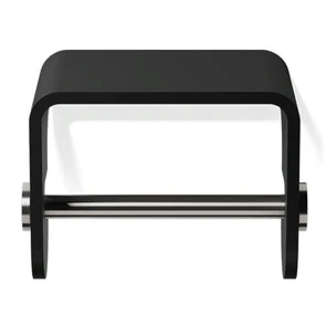 {{photo.Alt || photo.Description || 'Держатель туалетной бумаги DECOR WALTHER STONE 0974565 подвесной цвет сталь матовая черный матовый'}}