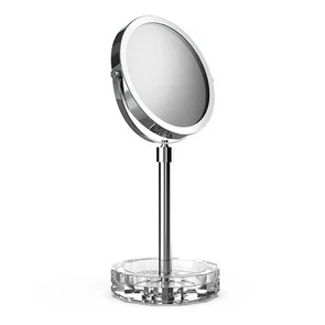 {{photo.Alt || photo.Description || 'Косметическое зеркало DECOR WALTHER KRISTALL 0941756 настольное цвет хром кристальный'}}