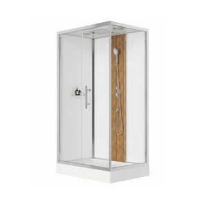 {{photo.Alt || photo.Description || '120/1 Душевая кабина 1806L/R-S 80*120*215 бамбук,низк.поддон,профиль-Хром,полка,белая задн.стенка,прозр.стёкла,4к'}}
