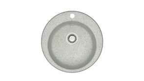 Мойка композит. MARRBAXX КК круг 30/Q10, 475х475х180, светло-серый, без сифона F030Q010