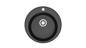 Мойка композит. MARRBAXX КК круг 30/Q4, 475х475х180, черный, без сифона F030Q004