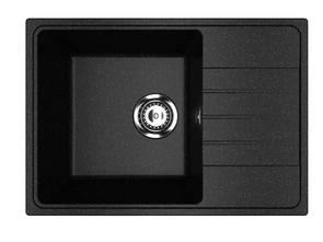 Мойка композит.Practik PR-M 600-004 ПРЯМОУГОЛЬНАЯ черный оникс 600*420*190 без сифона 00-00010373