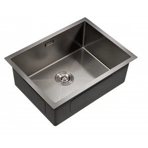 {{photo.Alt || photo.Description || 'Мойка для кухни MILACIO Denia 58 Steel, MC.77459, вороненая сталь'}}