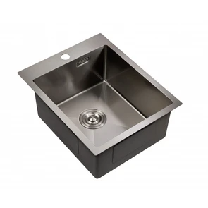 {{photo.Alt || photo.Description || 'Мойка для кухни MILACIO Denia 41 Steel, MC.77469, вороненая сталь'}}