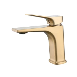 {{photo.Alt || photo.Description || 'Смеситель Prohanss P62.10.03 для раковины  монолитный, золотой сатин'}}