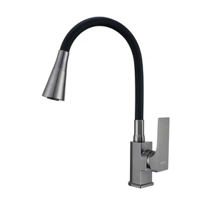 {{photo.Alt || photo.Description || 'Смеситель Prohanss P61.4406.09 для кухни высокий гибкий излив, графит'}}