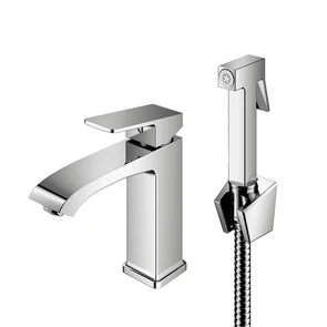 {{photo.Alt || photo.Description || 'Смеситель Prohanss P60.12 для раковины с гигиеническим душем монолитный, хром'}}