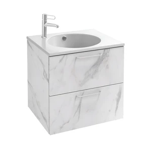 {{photo.Alt || photo.Description || 'Тумба под раковину Jacob Delafon Odeon Rive Gauche EB2520-R5-NR4, 60 см, цвет белый мрамор, ручки хром'}}