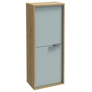 {{photo.Alt || photo.Description || 'Шкаф-пенал Jacob Delafon Vivienne 40 х 100 см, корпус арлингтонский дуб, фасад голубой шторм матовый, ручки хром, EB1510-E70-M50'}}