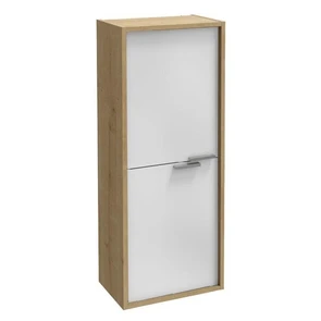 {{photo.Alt || photo.Description || 'Шкаф-пенал Jacob Delafon Vivienne EB1510-E70-N18, 40 х 100 см, ручки хром, корпус арлингтонский дуб, фасад белый глянцевый'}}