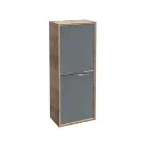 {{photo.Alt || photo.Description || 'Шкаф-пенал Jacob Delafon Vivienne EB1665-E75-J54, 40 см, подвесной, ручки хром, корпус дуб давос натуральный, фасад серый матовый'}}