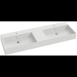 {{photo.Alt || photo.Description || 'Раковина Jacob Delafon Vivienne, EXX112-BCM, 140 см, двойная, белая матовая'}}