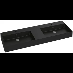 {{photo.Alt || photo.Description || 'Раковина Jacob Delafon Vivienne, EXX112-NGM, 140 см, двойная, черная матовая'}}