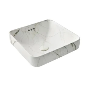 {{photo.Alt || photo.Description || 'Раковина накладная Jacob Delafon Vox E2661-HYC, 40 см, с переливом, без донного клапана, цвет белый мрамор'}}