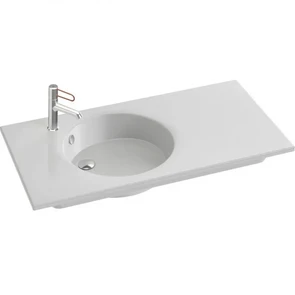 {{photo.Alt || photo.Description || 'Раковина-столешница Jacob Delafon Odeon Rive Gauche EXAU112-00, 100 см, белая'}}