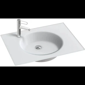 {{photo.Alt || photo.Description || 'Стеклянная раковина Jacob Delafon Odeon Rive Gauche EB2561-DE1, 70 см, белый матовый'}}