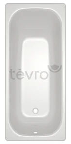 {{photo.Alt || photo.Description || 'TEVRO Ванна стальная 150х75х40 см. с опорной подставкой, без ранта, белый лотос, форма Тонда, ВИЗ'}}