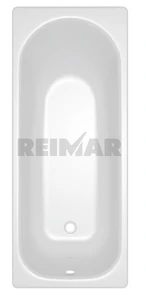 {{photo.Alt || photo.Description || 'REIMAR Ванна стальная 170x70x40 cм. с опорной подставкой, без ранта, белая орхидея, форма Аула, ВИЗ'}}