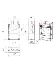 Дверь ПВХ цвет белый волна для тумбы Watersense Mandy 37 W01972