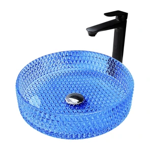 {{photo.Alt || photo.Description || 'Раковина накладная стеклянная ABBER Glas AK2301DB синяя'}}