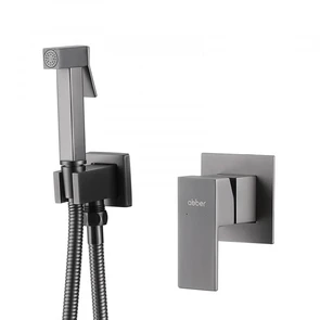 {{photo.Alt || photo.Description || 'Смеситель ABBER Daheim AF8225NG с гигиеническим душем, оружейная сталь'}}