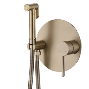 {{photo.Alt || photo.Description || 'Смеситель ABBER Emotion AF8826G с гигиеническим душем, золото матовое'}}